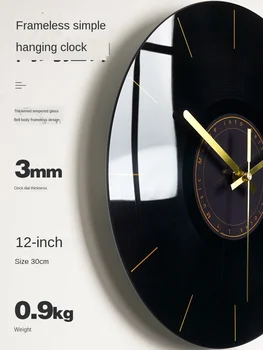 De Lux Sticlă De Ceas De Perete Tăcut Moderne Creative Ceas Ceasuri De Perete Acasă Deocr Living Bucatarie Mare Ceas Reloj Cocina Cadou