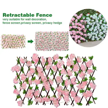 Retractabil Artificial, Gard De Gradina Extensibil Faux Ivy Gard Din Lemn De Viță De Vie Alpinism Cadru De Grădinărit, Plante, Decoratiuni