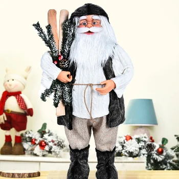 2021 Natale Decoratiuni de Craciun pentru Casa de 45 de Mare Moș Crăciun Doll Copii Xmas Cadou de Anul Nou Magazin Fereastră Pomul de Crăciun Decor