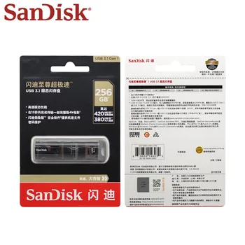 Original Sandisk Extreme Pro Solid state Drive Flash USB Pendrive USB 3.1 de 128GB, 256GB USB Memory Stick U Disc Dispozitiv de Stocare