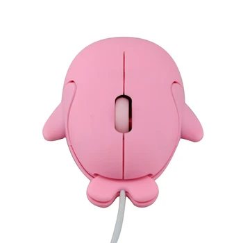 Mini Model Animal Drăguț Mouse-ul 1200 DPI Optic USB Cablu Computer mouse-Delfin Forma de Jocuri Pentru Copii Cadouri