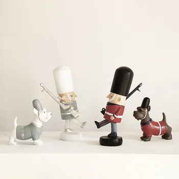Creative Stil Nordic Spargatorul De Nuci De Păpuși Soldat Britanic Decor Acasă Vin Dulap Camera De Zi, Figurine Decor Meserii Cadou