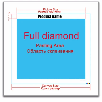 5D DIY Diamant Tablou Plin Patrat/Rotund Drill 