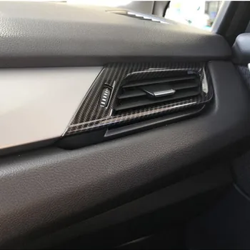 Fibra de Carbon Stil Ambele Laterale Aer Condiționat Priza Rama Decor Acoperi Trim 2 buc Pentru BMW seria 2 Active Tourer F45 ABS