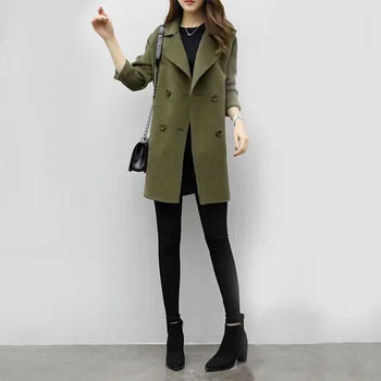 2020 Moda Femei Toamna Iarna Jacheta Casual Uza Cardigan Subțire Haina Palton manteau femme пальто în aer liber Strat Cald