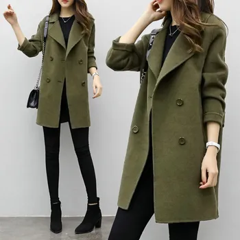 2020 Moda Femei Toamna Iarna Jacheta Casual Uza Cardigan Subțire Haina Palton manteau femme пальто în aer liber Strat Cald