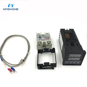 REX-C100 Digital PID de Control al Temperaturii Termostat Controler Releu/Ieșire SSR 0 to1300C K Termocuplu de Sondă RKC