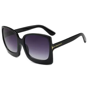 2020 Moda Supradimensionat ochelari de Soare pentru Femei Brand Designer de Plastic de sex Feminin Cadru Mare Gradient de Ochelari de Soare Vintage Oculos de sol UV400