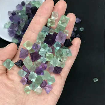 Naturale Mixte Fluorit Octaedru Bijuterie Mică Piatră brută Specimen de Vindecare DIY Naturale, Cristale de Cuarț Pietre și Cristale