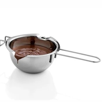 Din Oțel inoxidabil Mâner Lung creuzet Pentru Unt de Ciocolata Handmade Lapte Cazan DIY Lumanare Aromatherapy Săpun creuzet Pan