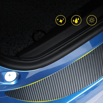 Portbagaj Scuff Placă de Protecție Autocolant Pentru Mercedes Smart 453 forfour bara Spate Scratchproof Decor de Styling Auto