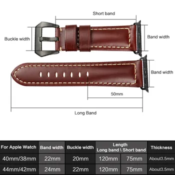MAIKES ceas benzi din piele watchband ceasuri brățară de curea pentru Apple Watch 42mm 38mm serie iwatch 4 44mm 40mm accesoriu