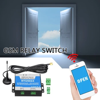 RTU5024 GSM Poarta de Deschidere a Comutatorului Releului fără Fir Control de la Distanță Ușa de Acces Deschizător de Uși de Apel Gratuit 850/900/1800/1900MHz