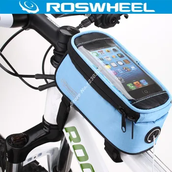 ROSWHEEL 1/1.5 L Ciclism Bicicleta de Cadru de Biciclete Fata Tub Sac de Telefon Biciclete MTB Ecran Tactil Sac de Telefon Mobil Smartphone Sac Pungă