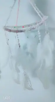 Mylb 3mm secțiunea vopsit fantezie zăpadă zăpadă mână-pictat Simfonie de zăpadă fire carlige Dream catcher ciucure fir de transport maritim