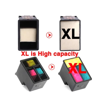 Leadksam 1set 121XL Cartuș de Cerneală compatibile Pentru hp121 înlocui Pentru 121 Deskjet F2423 de mare capacitate