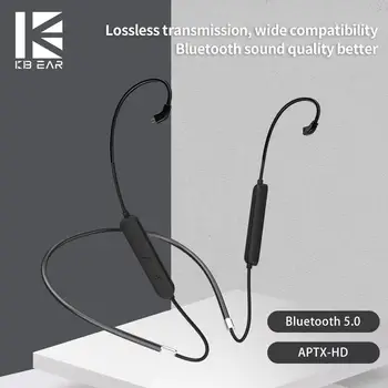 AK KBEAR S1 Bluetooth 5.0 Sport Bluetooth Upgrade Cablu setul cu Cască fără Fir Mate pentru KBEAR KS2 KB04 KB06 TRI I3