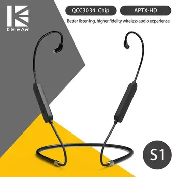 AK KBEAR S1 Bluetooth 5.0 Sport Bluetooth Upgrade Cablu setul cu Cască fără Fir Mate pentru KBEAR KS2 KB04 KB06 TRI I3