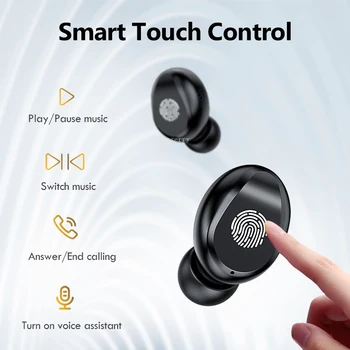 Bluetooth 5.0 Căști 9D Muzica Stereo Sport Căști fără Fir Cu Microfon Cască 2000 mAh Power Bank Pentru iPhone Samsung