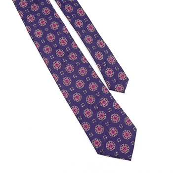 Super Moale Imitație de Mătase Poliester Cravată Nouă Bărbați Întâlnire de Afaceri Gravatas Formale 7cm Slim Moda Paisley Imprimare Cravată