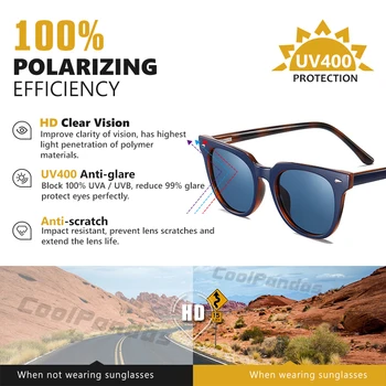 În 2020, Piața de Moda ochelari de Soare Polarizat Femei Barbati Moda TR90 Cadru Flexibil Femei de lux Ochelari de Soare de Conducere zonnebril heren