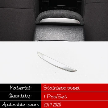 Din oțel inoxidabil Pentru Toyota corolla E210 2019 2020 accesorii Auto Cotiera Spate cutie de Depozitare Paiete capac tapiterie Auto styling 1buc