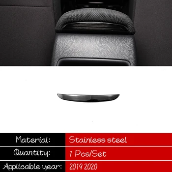 Din oțel inoxidabil Pentru Toyota corolla E210 2019 2020 accesorii Auto Cotiera Spate cutie de Depozitare Paiete capac tapiterie Auto styling 1buc