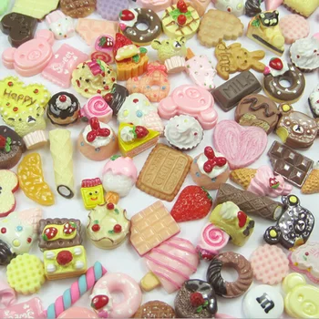 30pcs/multe Păpuși în Miniatură Pretinde Jucărie Mini JOC Tort de Biscuiti Prajituri Bomboane Pentru 15-29cm Păpuși