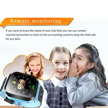 Q528 Ceas Inteligent Copii Copil Ceas SOS de Localizare GSM Tracker Anti-a Pierdut în Siguranță Smartwatch Copil de Paza pentru iOS Android