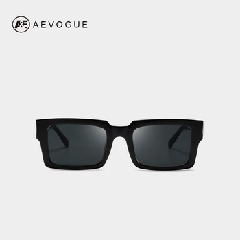 AEVOGUE ochelari de Soare Femei Dreptunghi Cadru Transparent de Designer de Brand Retro Ochelari de Soare Unisex Maro Pătrat UV400 AE0664