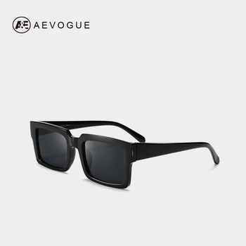 AEVOGUE ochelari de Soare Femei Dreptunghi Cadru Transparent de Designer de Brand Retro Ochelari de Soare Unisex Maro Pătrat UV400 AE0664