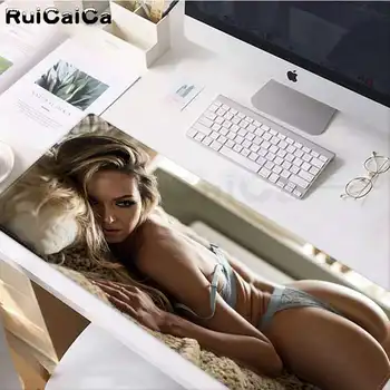 RuiCaiCa 2019 Nou Fata Sexy Fund Birou Soareci Gamer Moale Mouse Pad Cauciuc Calculator PC Gaming mousepad