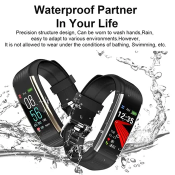 R1 Sport Bluetooth Smart Band Pedometru, Monitor De Ritm Cardiac Tensiunea Arterială Fitness Tracker Impermeabil Inteligent Brățară Brățară