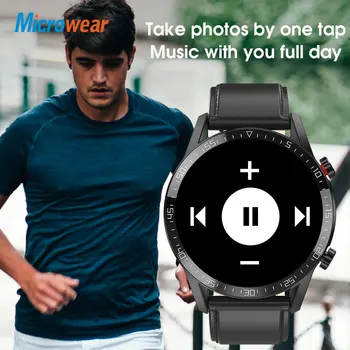 2020 Nou Microwear L13 Ceas Inteligent ECG ritm Cardiac Bluetooth Apel Tensiunii Arteriale Ceas Sport IP68 rezistent la apa L15 L16 smartwatch