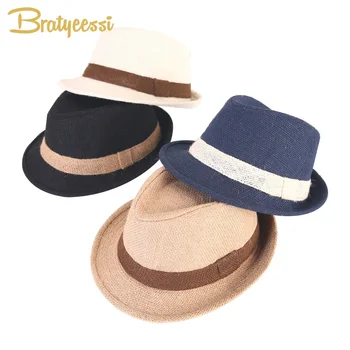 Moda pentru Copii Pălărie de Vară, de Toamnă Jazz Fedora Capac Baby Boy Palarie de Plaja Copii Capac pentru Fete Baieti Copii Pălării