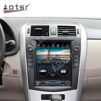 Tesla Stil Android 9 4GB+64GB Auto Navigație GPS, Player Multimedia Pentru Toyota Corolla 2007-2013 Stereo Auto Auto Radio Unitatea de Cap