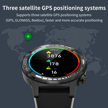 Fitness Tracker Ceas Sport cu GPS, Busola, Barometrul IP67 rezistent la apa de apelare Bluetooth pentru IOS Android Smartwatch pentru Barbati Femei M7