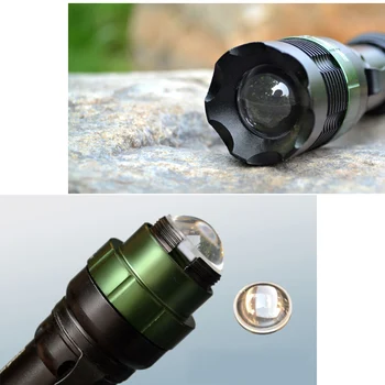 Lanterna LED CREE Q5 / XML T6 1000lm/2000Lumens Lanterna LED cu Zoom Cree LED Lanterna de a folosi Baterii 3xAAA sau 1x18650