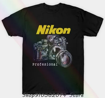Noul Populare Profesionale Nikon Fotografie Barbati Unisex Negru T-shirt