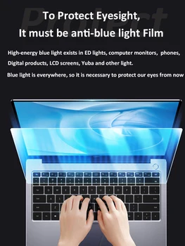 Kpan Mat Anti-Albastru Sticlă Călită Film 2020 MateBook 13 D14 D15 onoare carte de magie 14 15 16 Protector de Ecran cu Tastatură Film