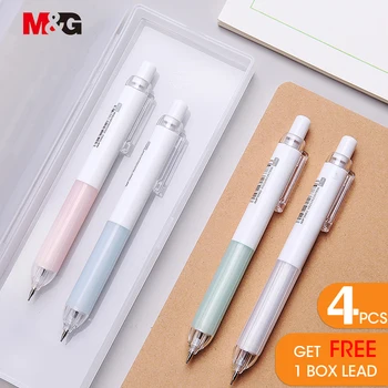 M&G 4buc/mulțime de Drăguț Kawaii Creion Mecanic 0,5 mm/0,7 mm, Plastic Creioane Automate Pentru Școală, Rechizite de Birou Papetărie Copii