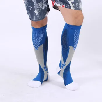 Pachet de 3 de Compresie Ciorapi de Nailon Knee High Ciorapi de 15-20 Mmhg MAI bun Absolvit Atletic Medicale pentru Bărbați și Femei de Echitatie de Funcționare