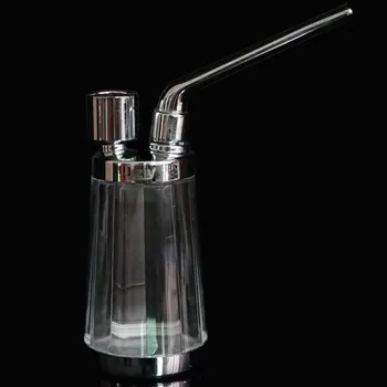 Noi Populare Sticla Conducta de Apă Portabil Mini narghilea Narghilea Tutun de Fumat Conducte Cadou de Sănătate Tub Metalic Filtru
