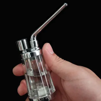 Noi Populare Sticla Conducta de Apă Portabil Mini narghilea Narghilea Tutun de Fumat Conducte Cadou de Sănătate Tub Metalic Filtru