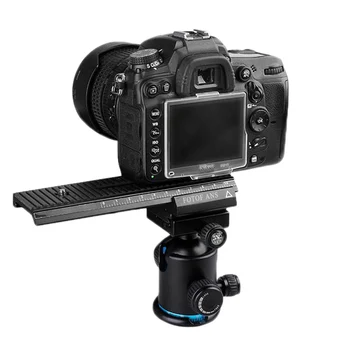 Fotomate 2 Mod de Lovitură Macro Focus Feroviar Slider Cap Trepied PL-01 pentru Canon Nikon DSLR