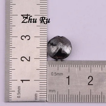 ZHU RU 5pcs 5 11mm culoare cupru, margele Aplatizată cu Margele Farmece Pandantive pentru a Face Bijuterii de Artizanat Diy Cercei colier
