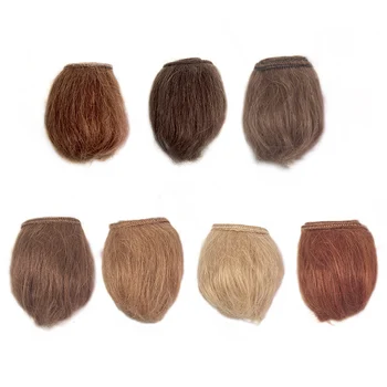 New Sosire 5*100cm Culori Diferite Mohair DIY Păpuși de Păr Rând Muti-color Peruca de Păr BJD Papusa Accesorii