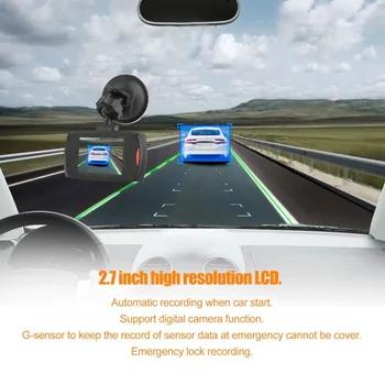 Promovare de înaltă calitate Auto DVR G30L Camera Auto Recorder Dash Cam G-senzor IR Noapte Viziune