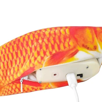 Animale de companie de Pluș Moi 3D Formă de Pește Pisică Jucărie Interactiv Cadouri Pește Catnip Jucării de Pluș Perna Papusa de Simulare Joc de Pește Jucărie Pentru animale de Companie