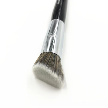 Profesionale Perie Contur #47 #49 #75 Negru Mâner Lung Pro Fundația Pensula Angled Blush Bronzer Sculptura Make up Brush